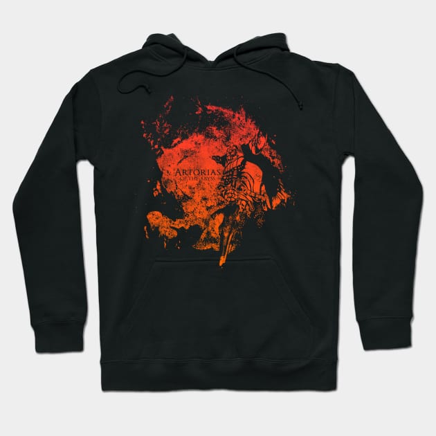 Abyss Splatter (Red) Hoodie by Fabricated_Abyss